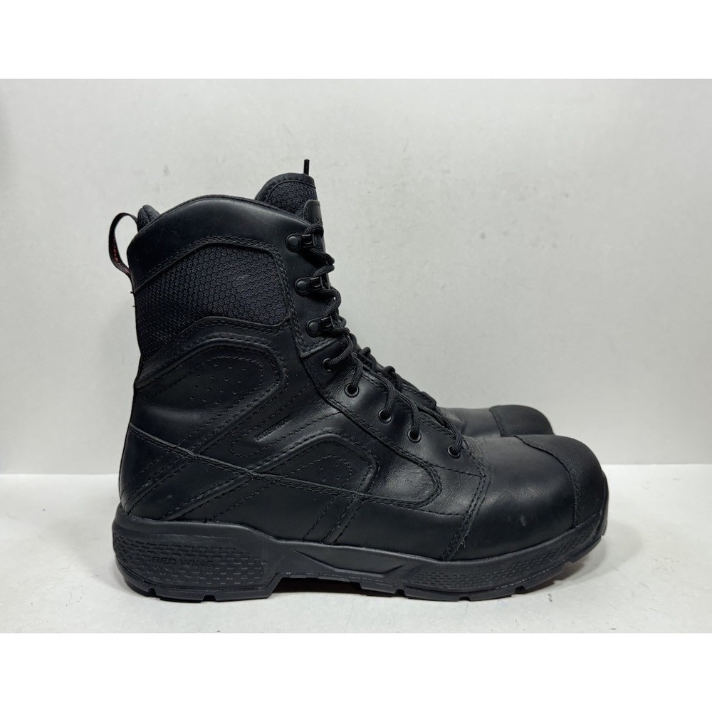 Red Wing Exos Lite 2455 Black Work‎ Boots Safety Toe Men's Size 12 D Waterproof